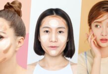 4 ทริคง่าย ๆ ในการนำรองพื้นต่างเบอร์มาเฉดดิ้งหน้าเพื่อสร้างมิติทำให้หน้าเราดูเรียว 4 ทริค เฉดหน้าสร้างมิติโดยใช้รองพื้น